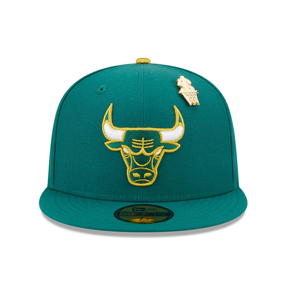 Grüne Chicago Bulls Max Bet 59FIFTY Fitted Cap