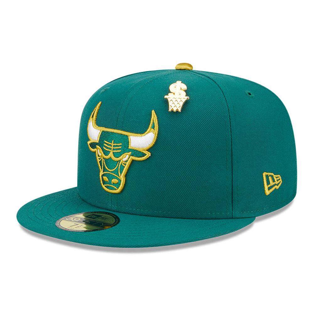 Grüne Chicago Bulls Max Bet 59FIFTY Fitted Cap
