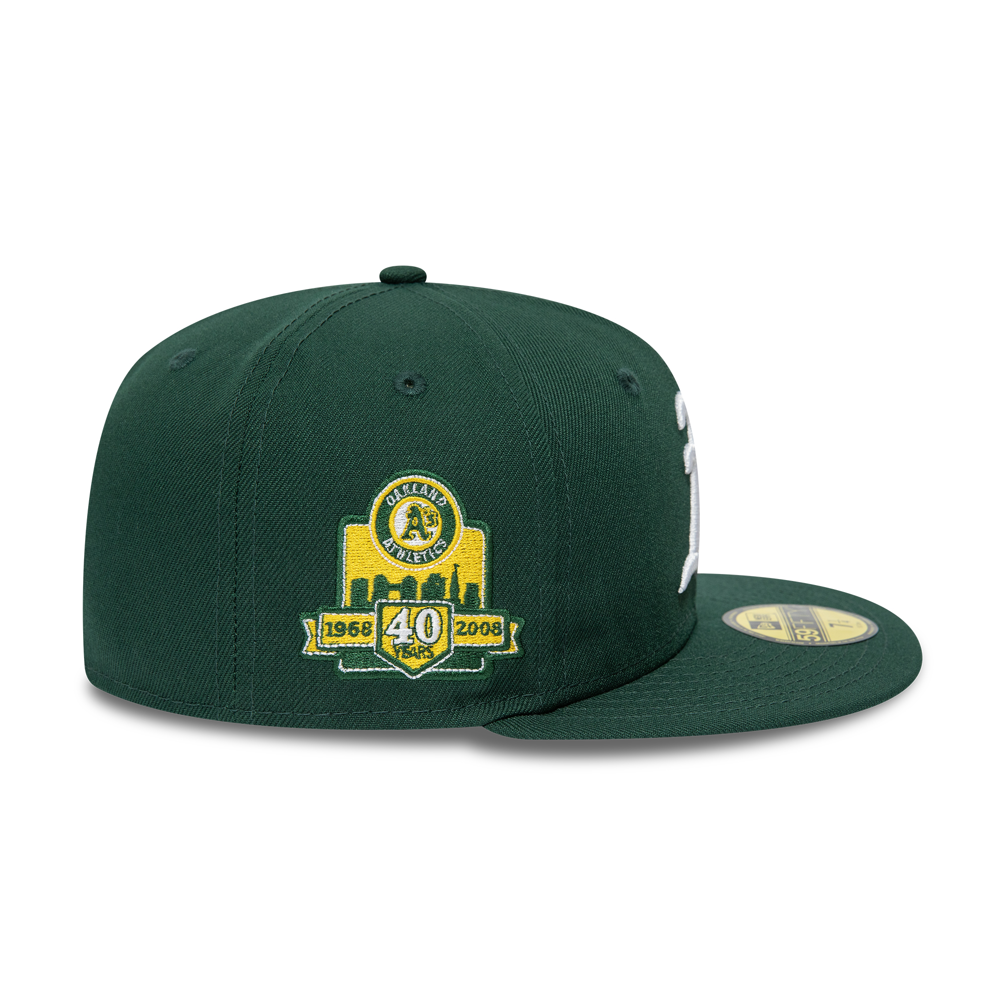 Casquette 59FIFTY Fitted Oakland Athletics American League Stadium Vert