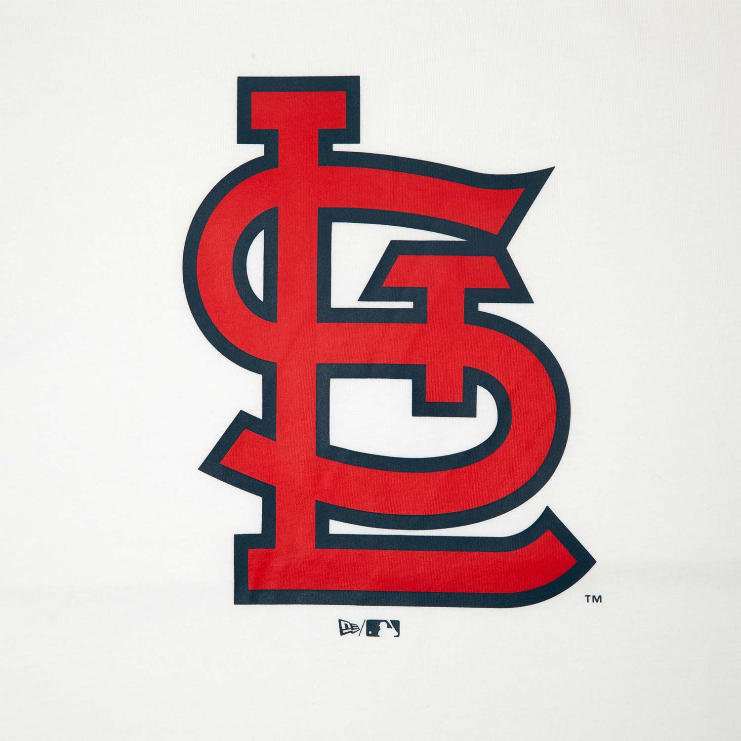 Official New Era MLB Team Logo St. Louis Cardinals White Tee B9851_1163