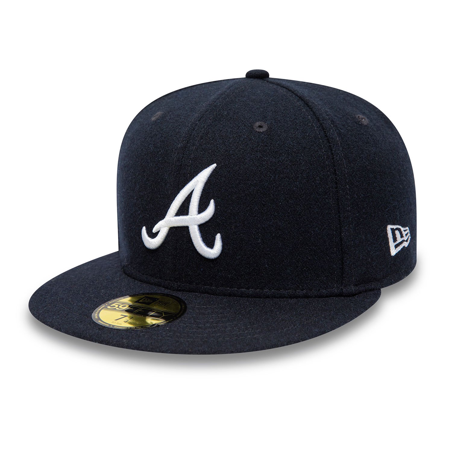 Atlanta Braves Anniversary Wool Navy 59FIFTY Fitted Cap