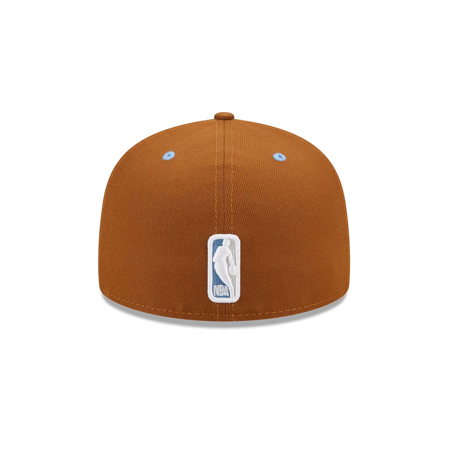 Gorra oficial New Era Philadelphia 76ers Hot Cocoa Marrón 59FIFTY Fitted