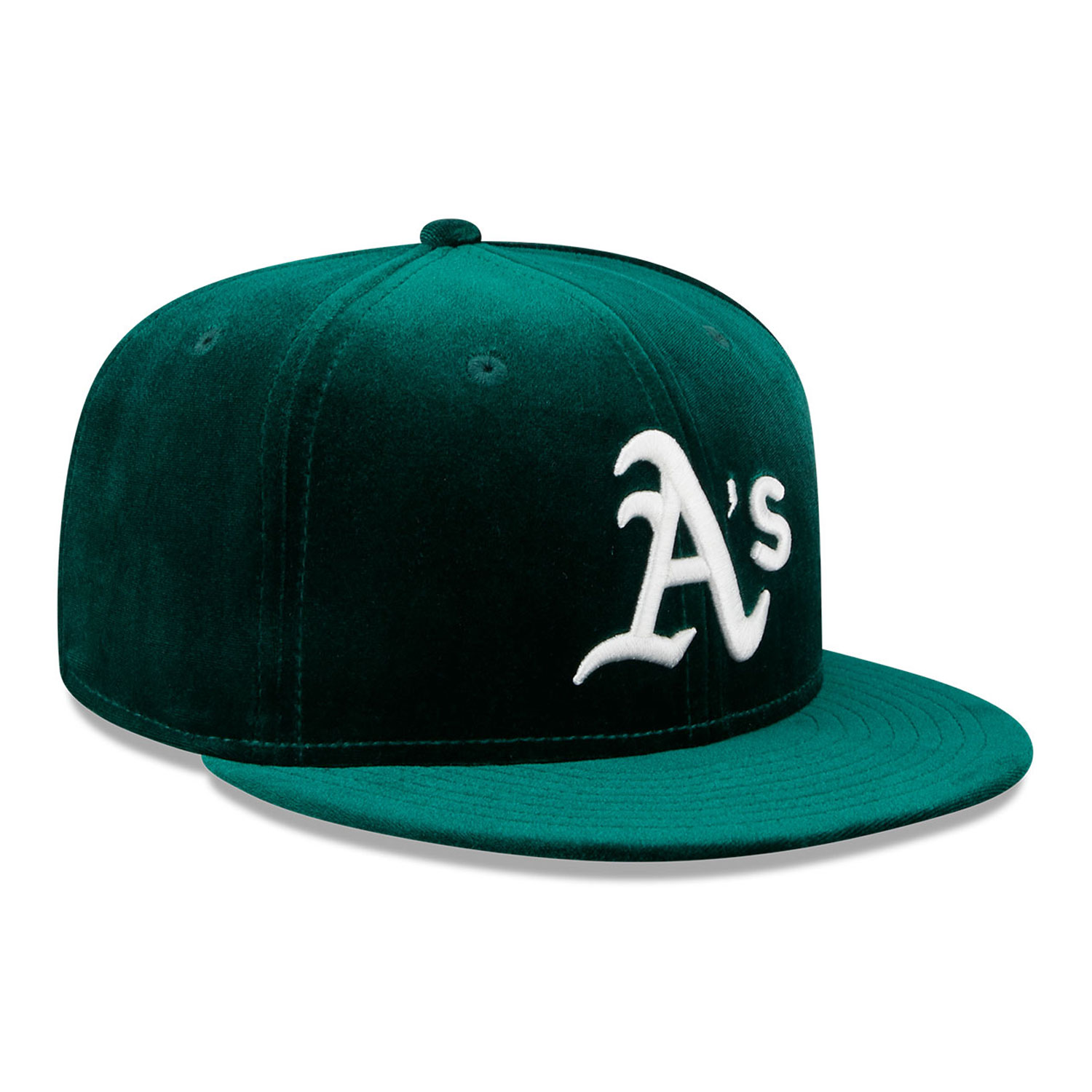 Oakland Athletics Velvet Dark Green 59FIFTY Fitted Cap