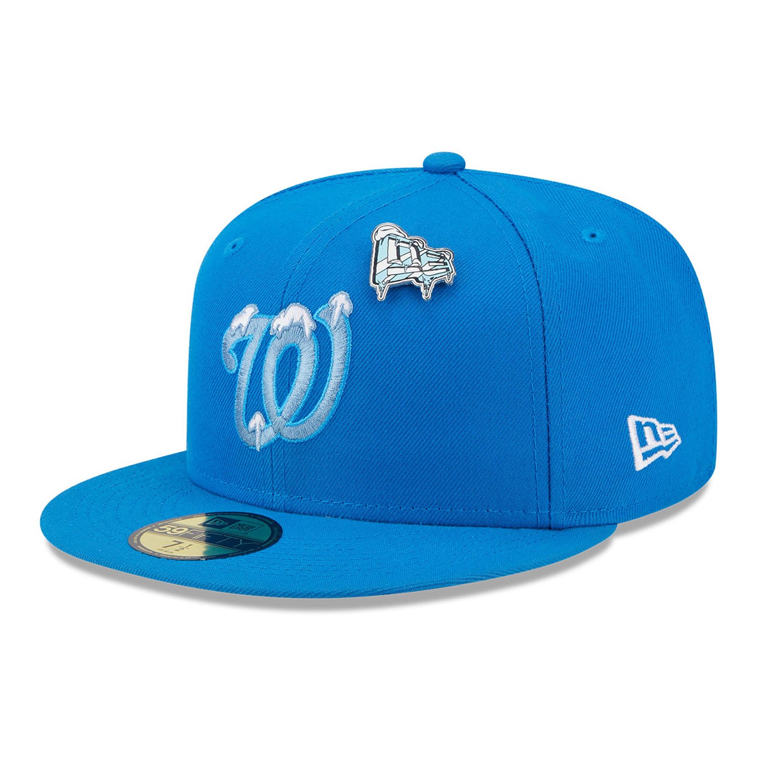 Casquette 59FIFTY Fitted Washington Nationals Snow Day Bleu