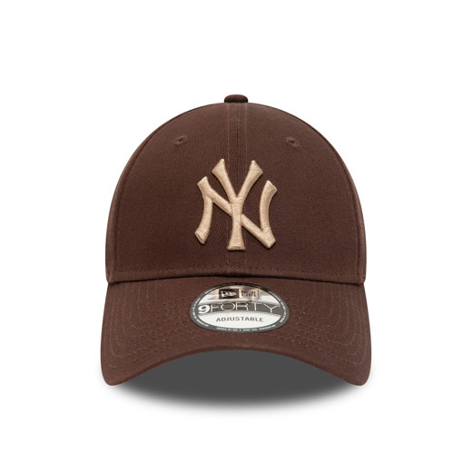 Braune New York Yankees Seasonal 9FORTY Verstellbare Cap