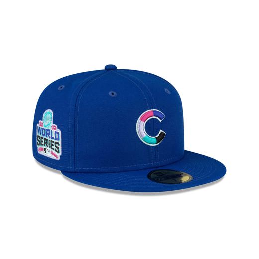 Blaue Chicago Cubs Polarlights 59FIFTY Fitted Cap