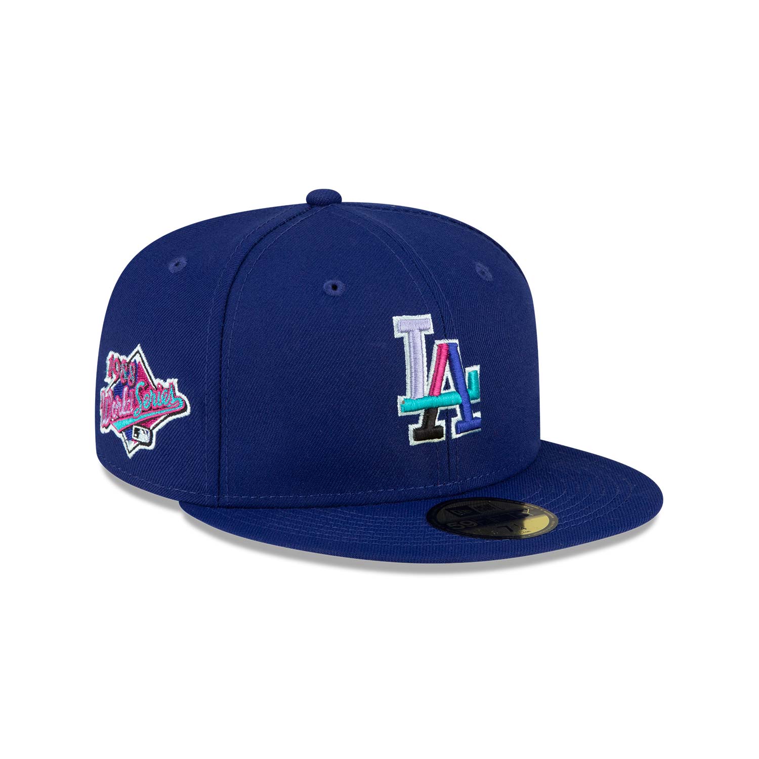 Cappellino 59FIFTY Fitted LA Dodgers Polarlights Blu
