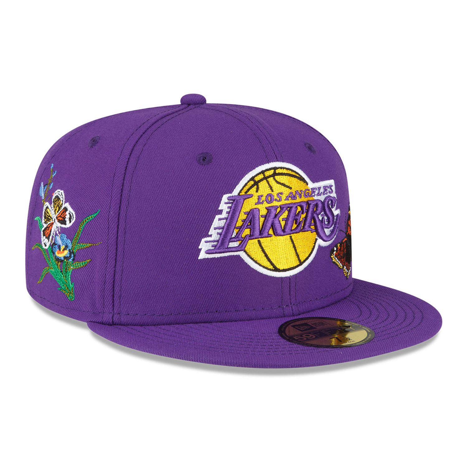 LA Lakers Felt x NBA Purple 59FIFTY Fitted Cap
