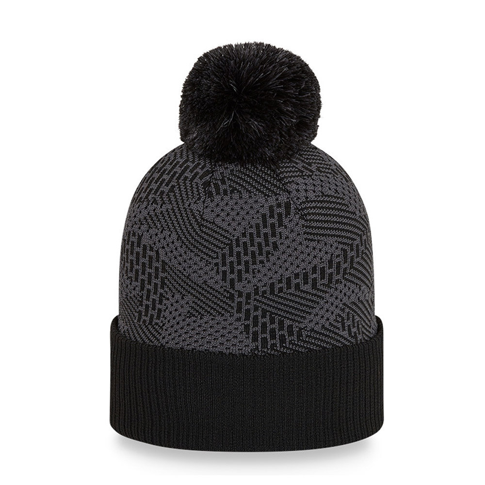 Aprilia Engineered Black Bobble Beanie Hat