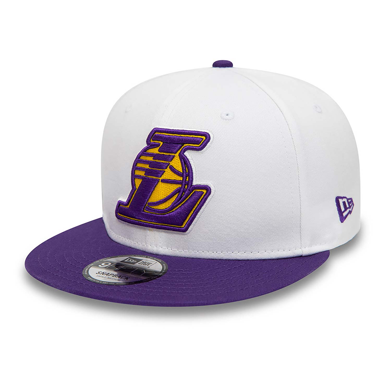 LA Lakers Crown Patches White 9FIFTY Snapback Cap