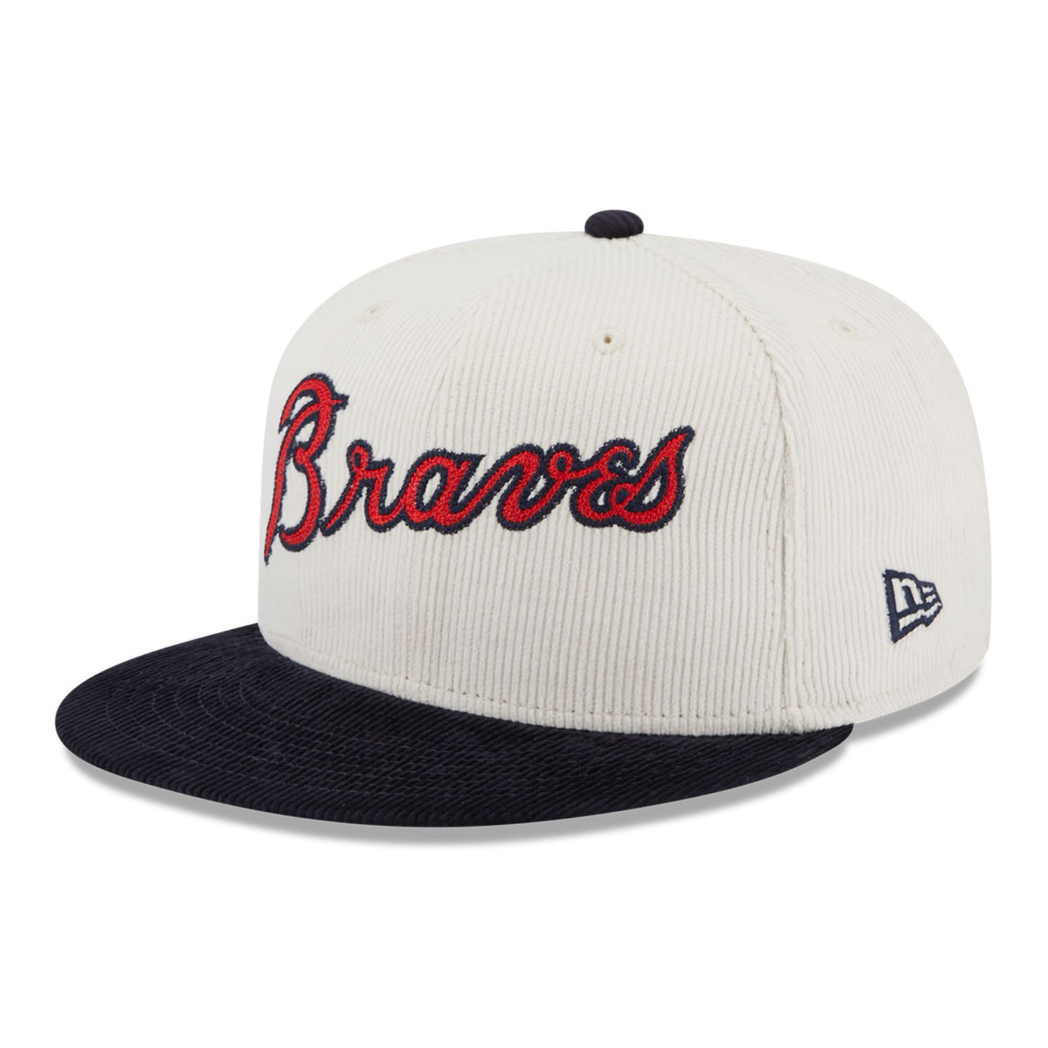 Atlanta Braves Vintage Cord White 59FIFTY Fitted Cap