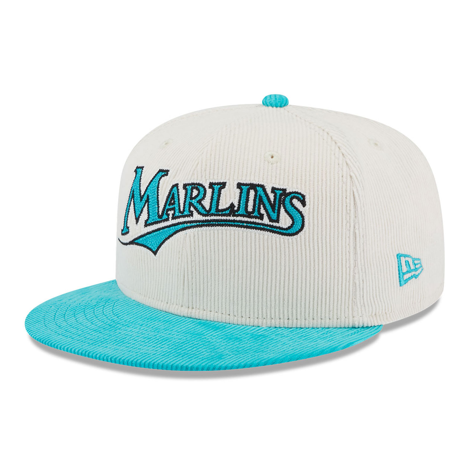 Miami Marlins Vintage Cord White 59FIFTY Fitted Cap