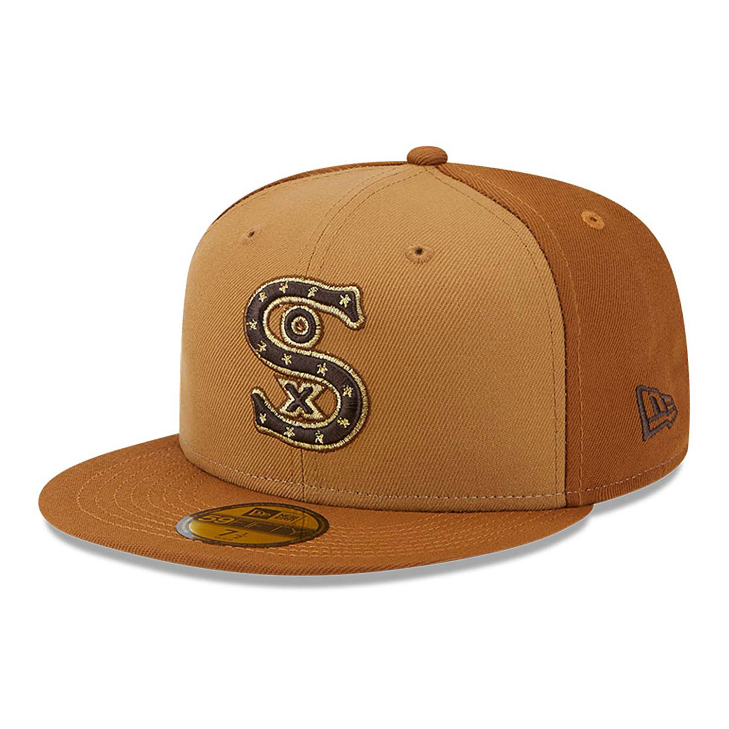 Chicago White Sox Tri Tone Brown 59FIFTY Fitted Cap