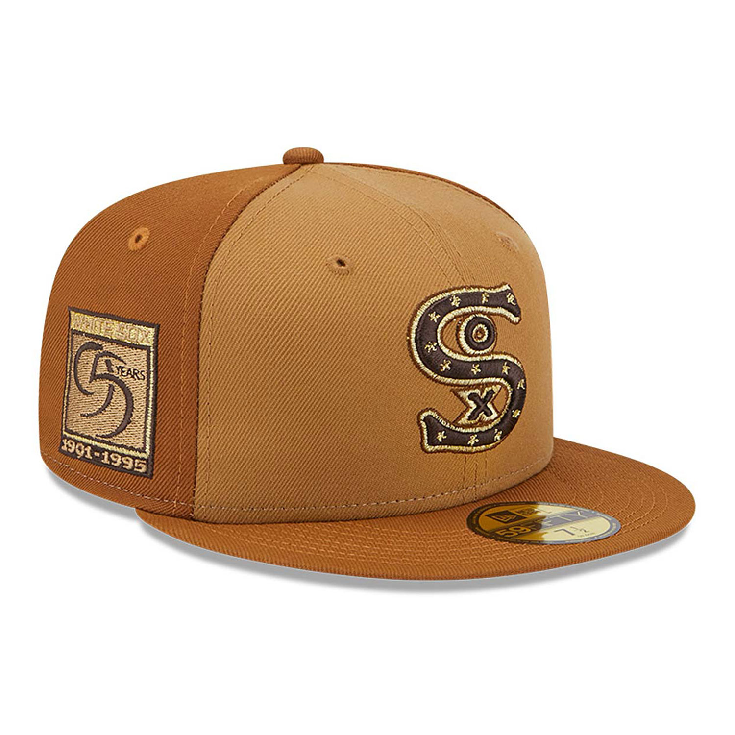 Chicago White Sox Tri Tone Brown 59FIFTY Fitted Cap
