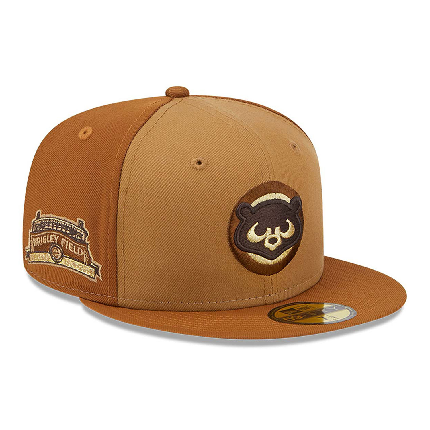 Chicago Cubs Tri Tone Brown 59FIFTY Fitted Cap