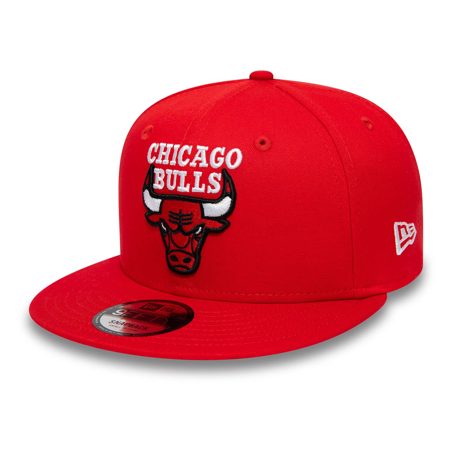 Chicago Bulls NBA Paris Games Red 9FIFTY Snapback Cap