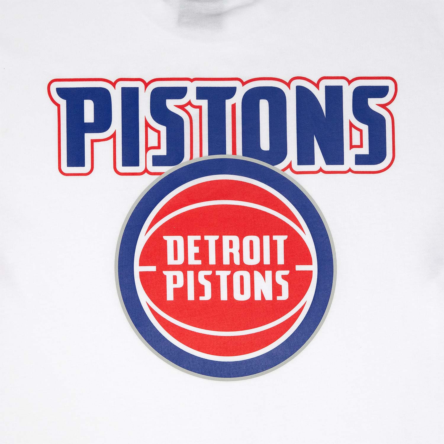 Detroit Pistons NBA Paris Games White T-Shirt