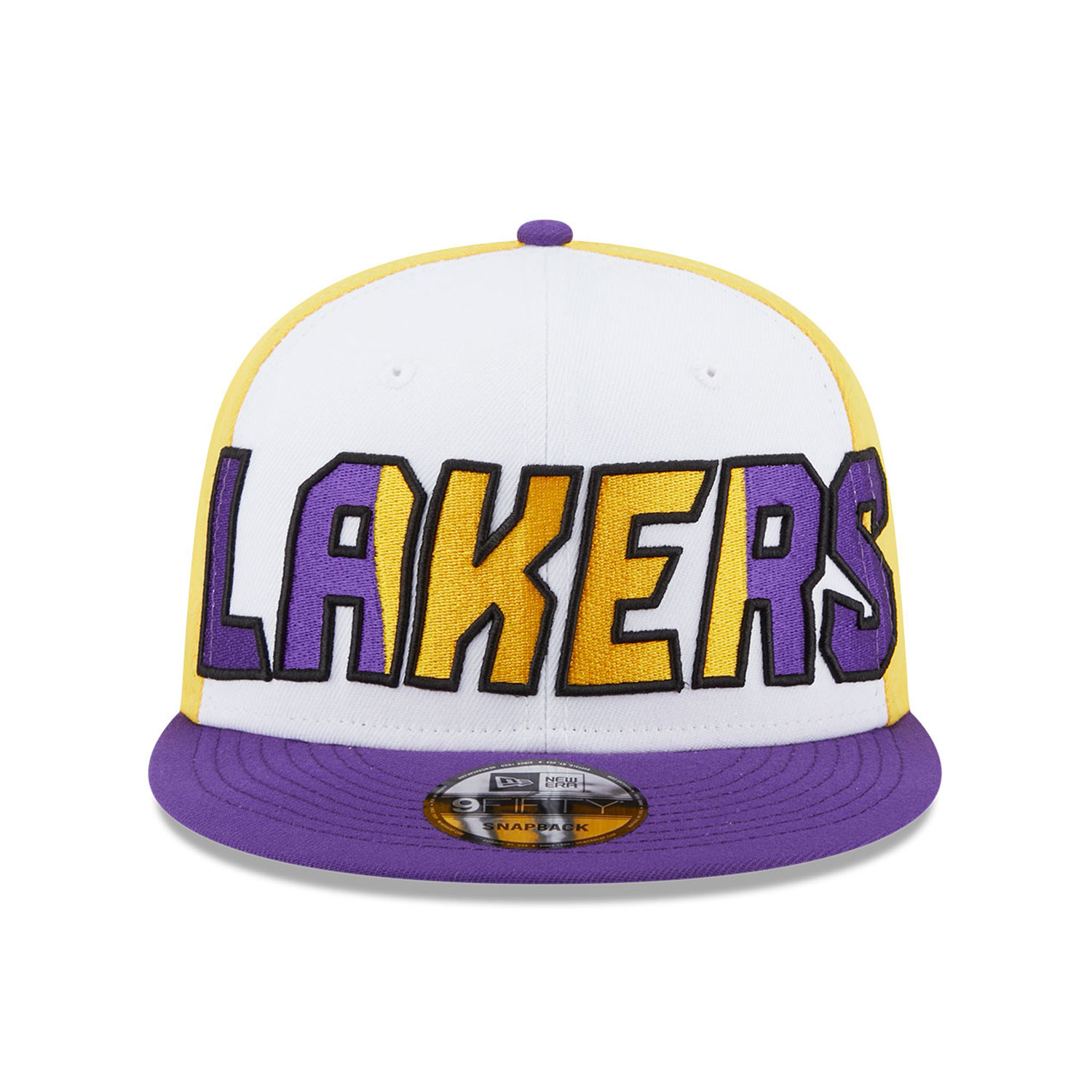 LA Lakers NBA Back Half Purple 9FIFTY Snapback Cap