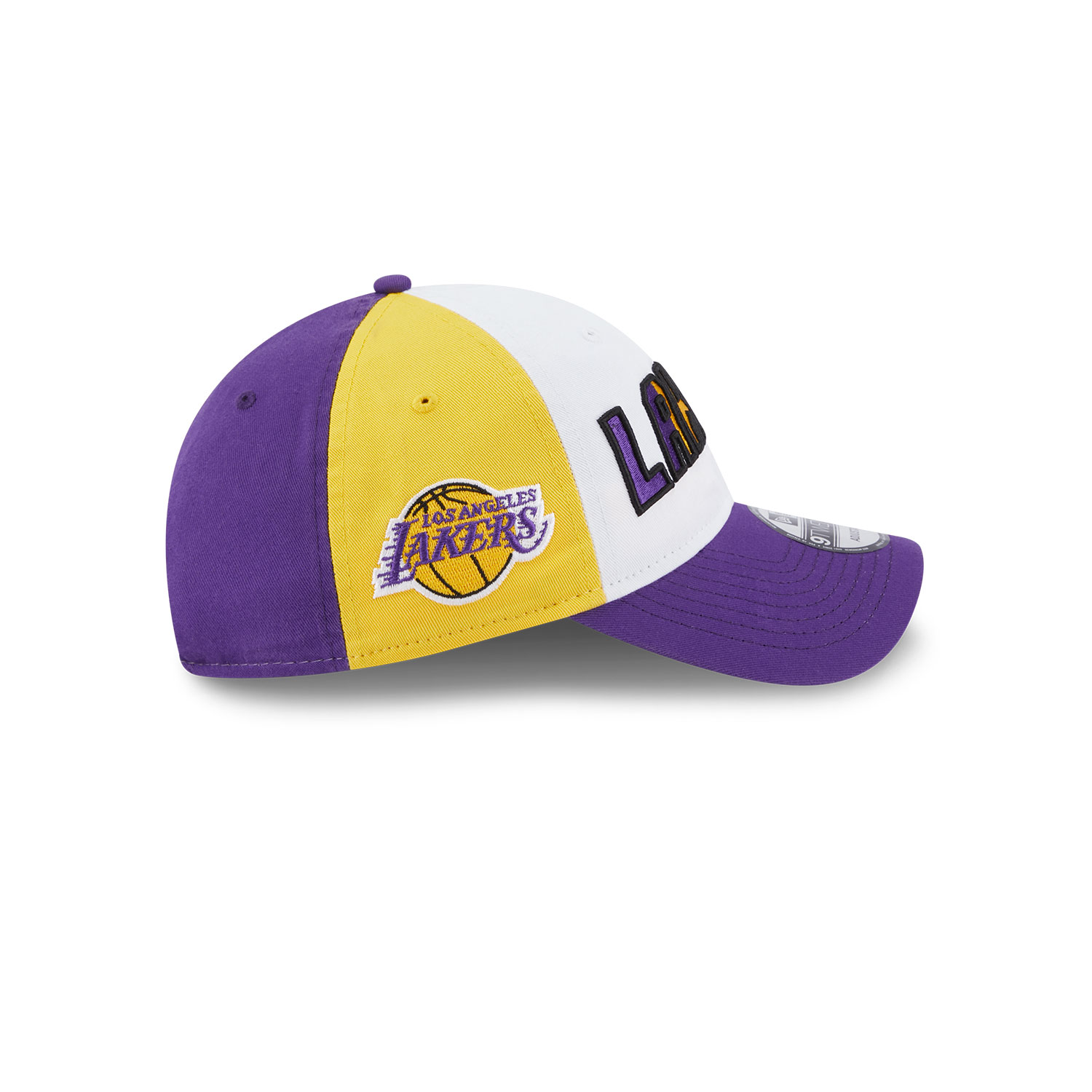 LA Lakers NBA Back Half Purple 9TWENTY Adjustable Cap