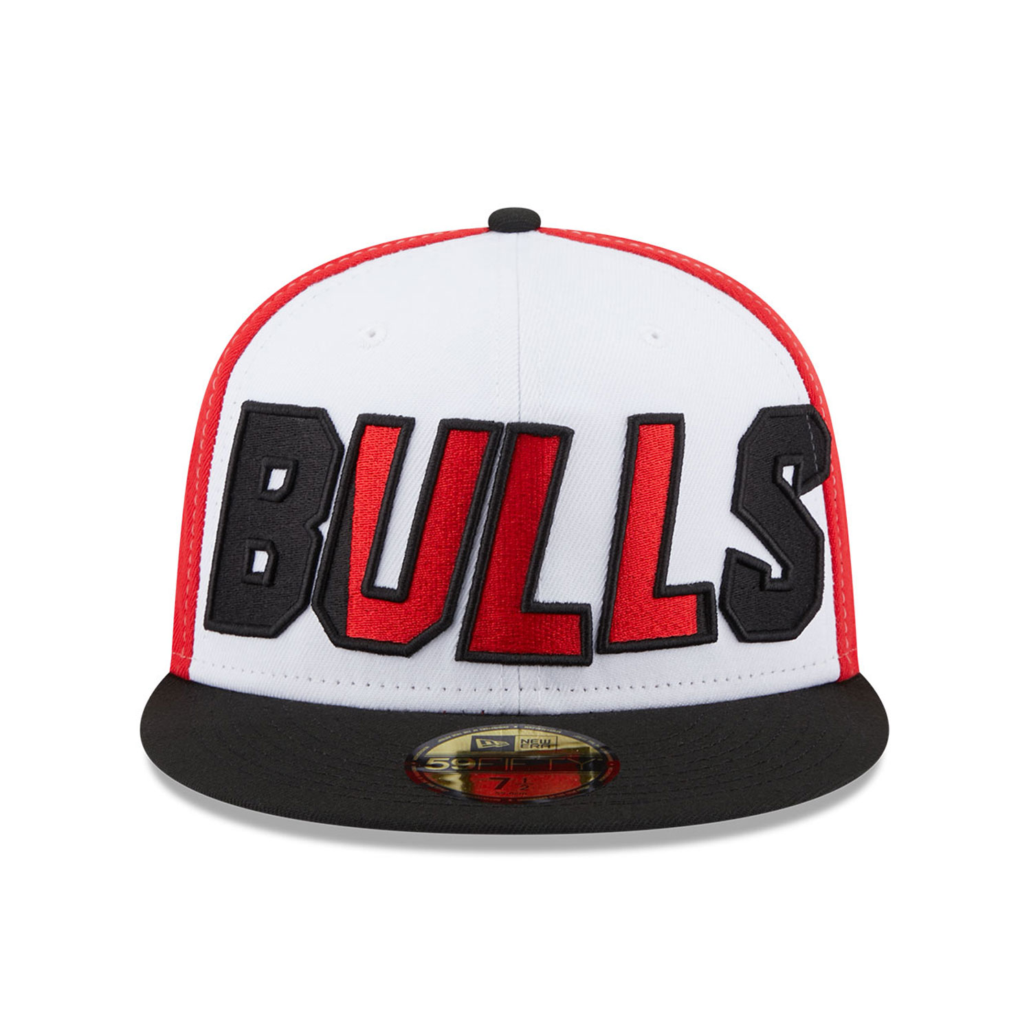 Chicago Bulls NBA Back Half Black 59FIFTY Fitted Cap