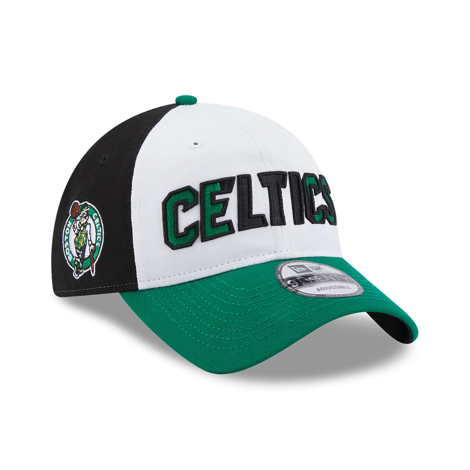 Boston Celtics NBA Back Half Green 9TWENTY Adjustable Cap