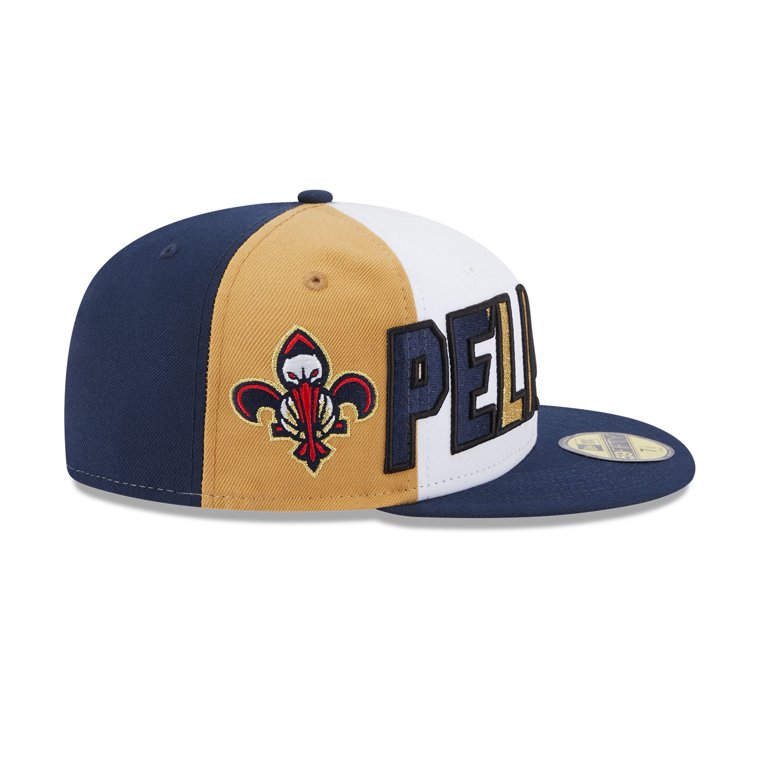 New Orleans Pelicans NBA Back Half Blue 59FIFTY Fitted Cap
