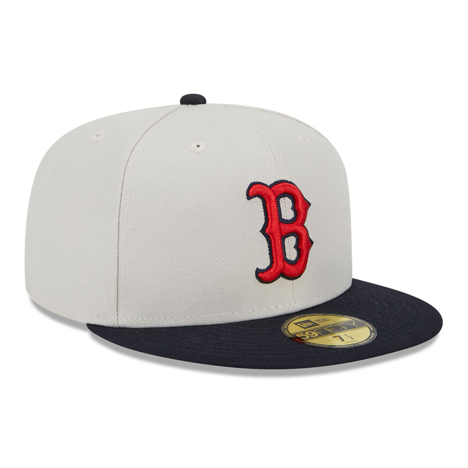 Boston Red Sox Varsity Letter Stone 59FIFTY Fitted Cap