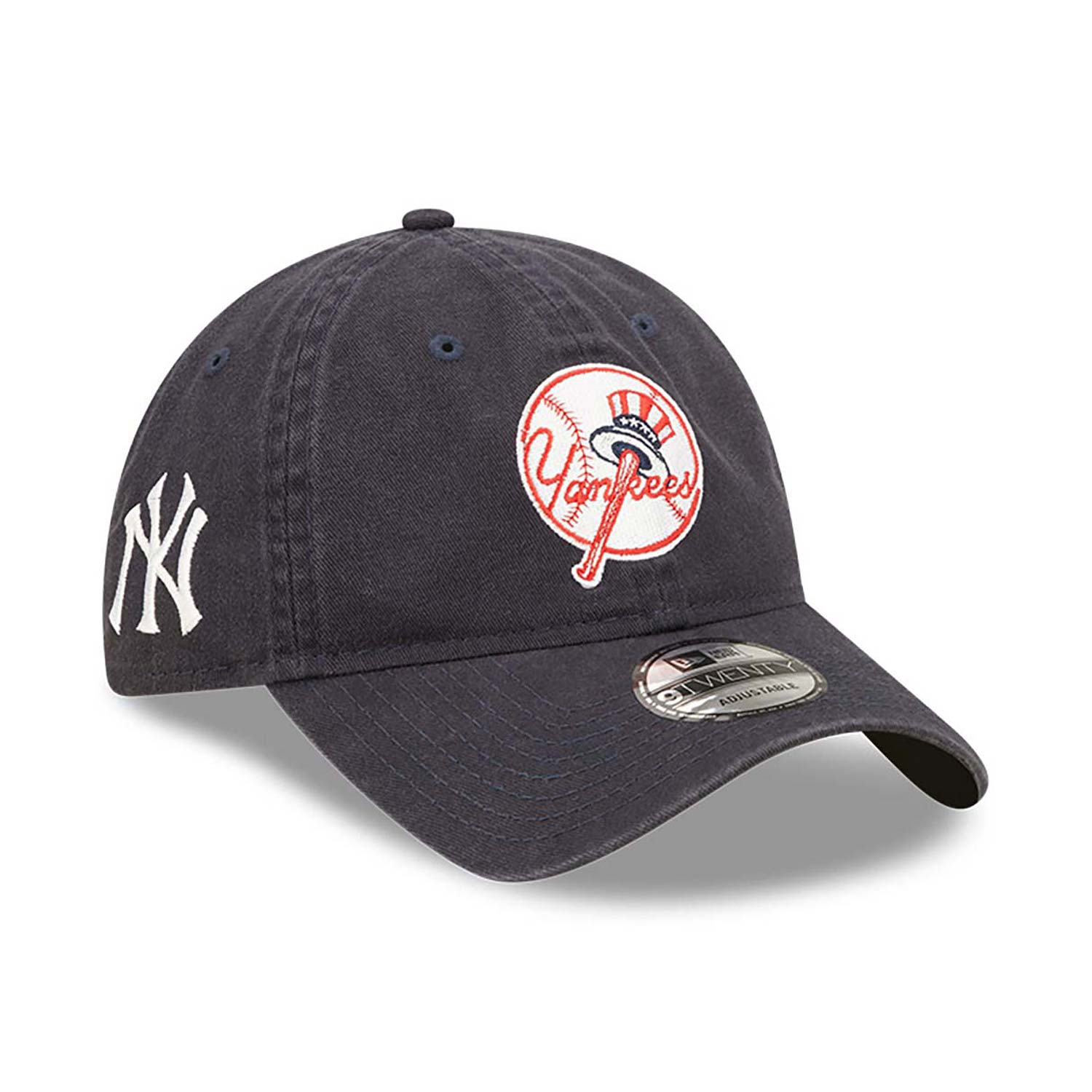 New York Yankees Team Patch Blue 9TWENTY Adjustable Cap