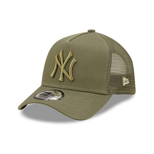 Grüne New York Yankees Tonal Mesh Jugend A-Frame Trucker Cap