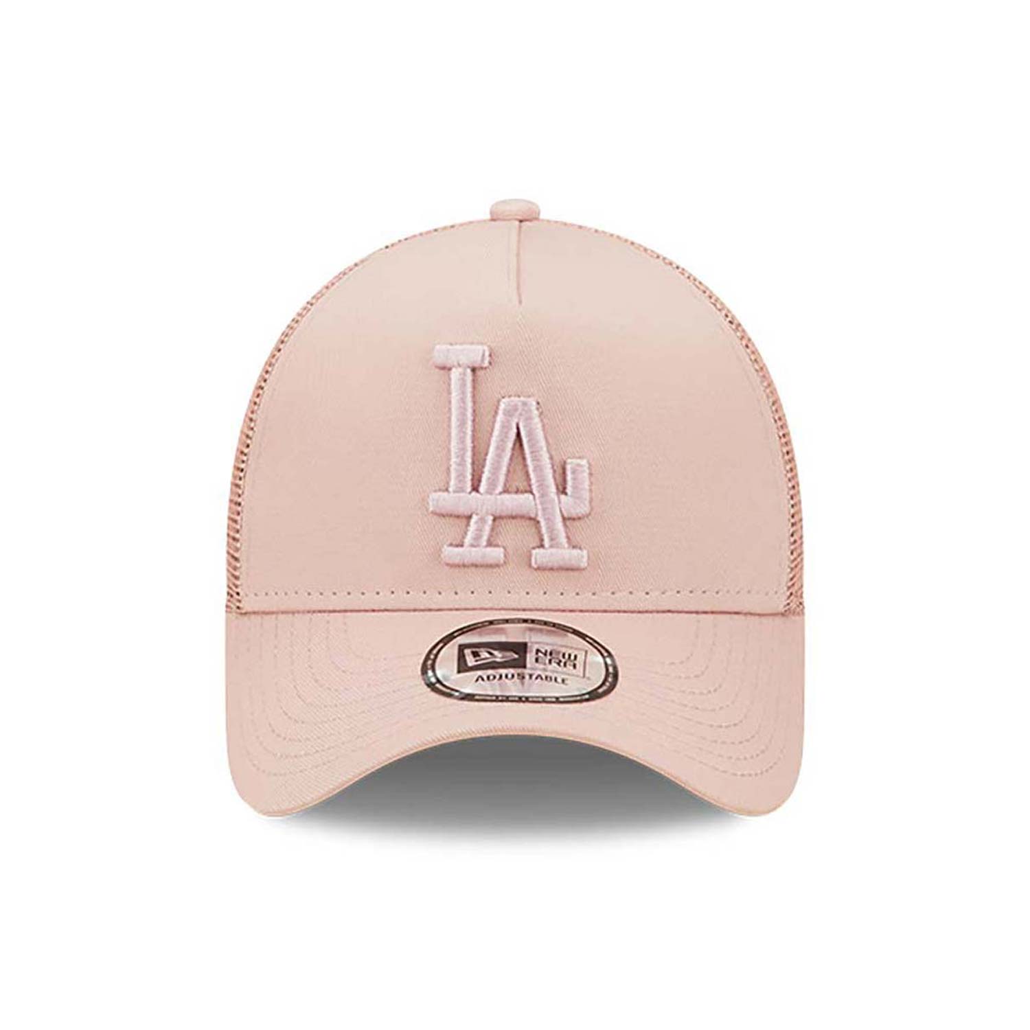 LA Dodgers Youth Tonal Mesh Pink A-Frame Trucker Cap