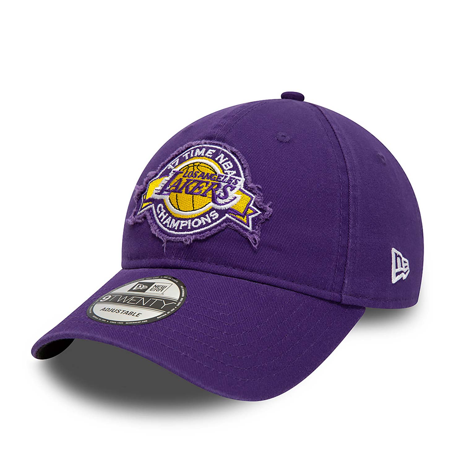 LA Lakers Wash Wordmark Purple 9TWENTY Adjustable Cap