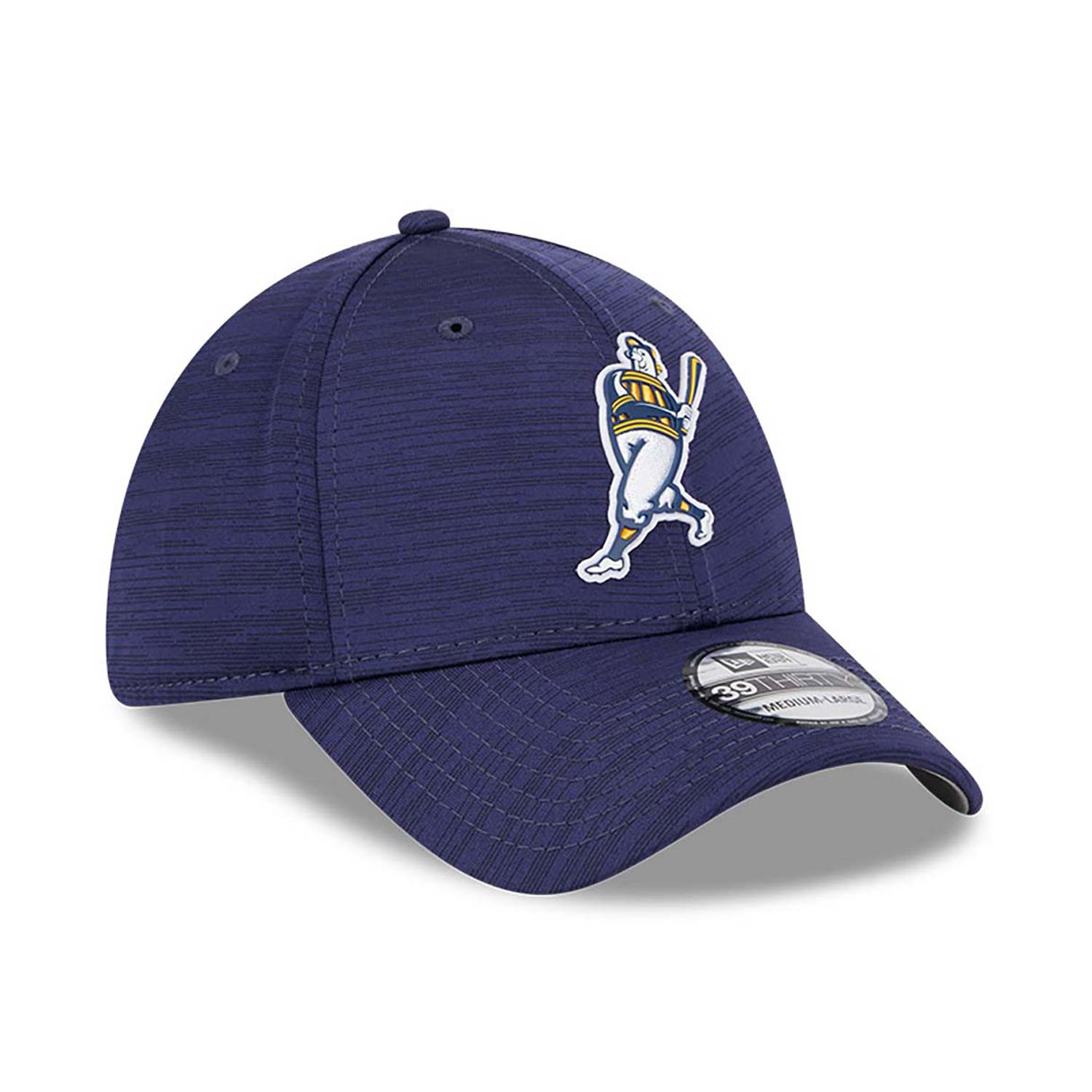 Milwaukee Brewers MLB Clubhouse Blue 39THIRTY Stretch Fit Cap