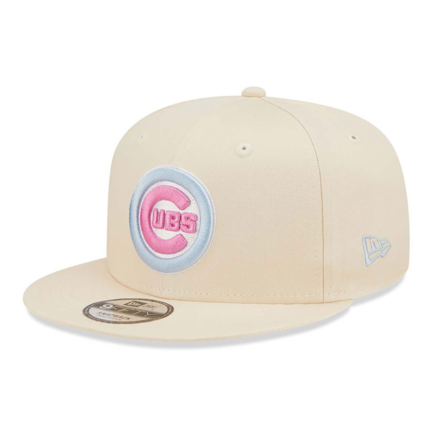 Chicago Cubs Pastel Patch Cream 9FIFTY Snapback Cap
