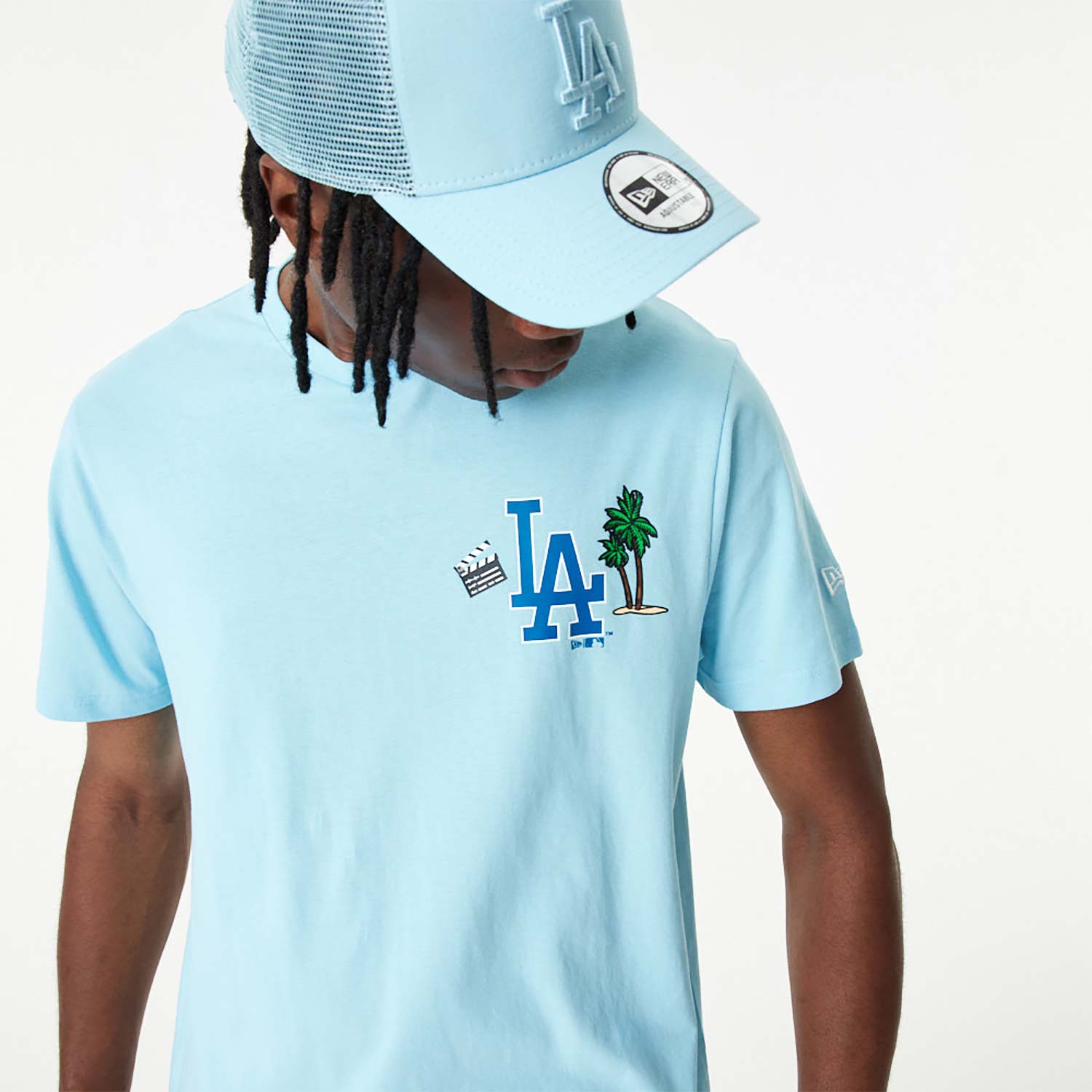 Official New Era MLB City Graphic LA Dodgers T-Shirt C2_133