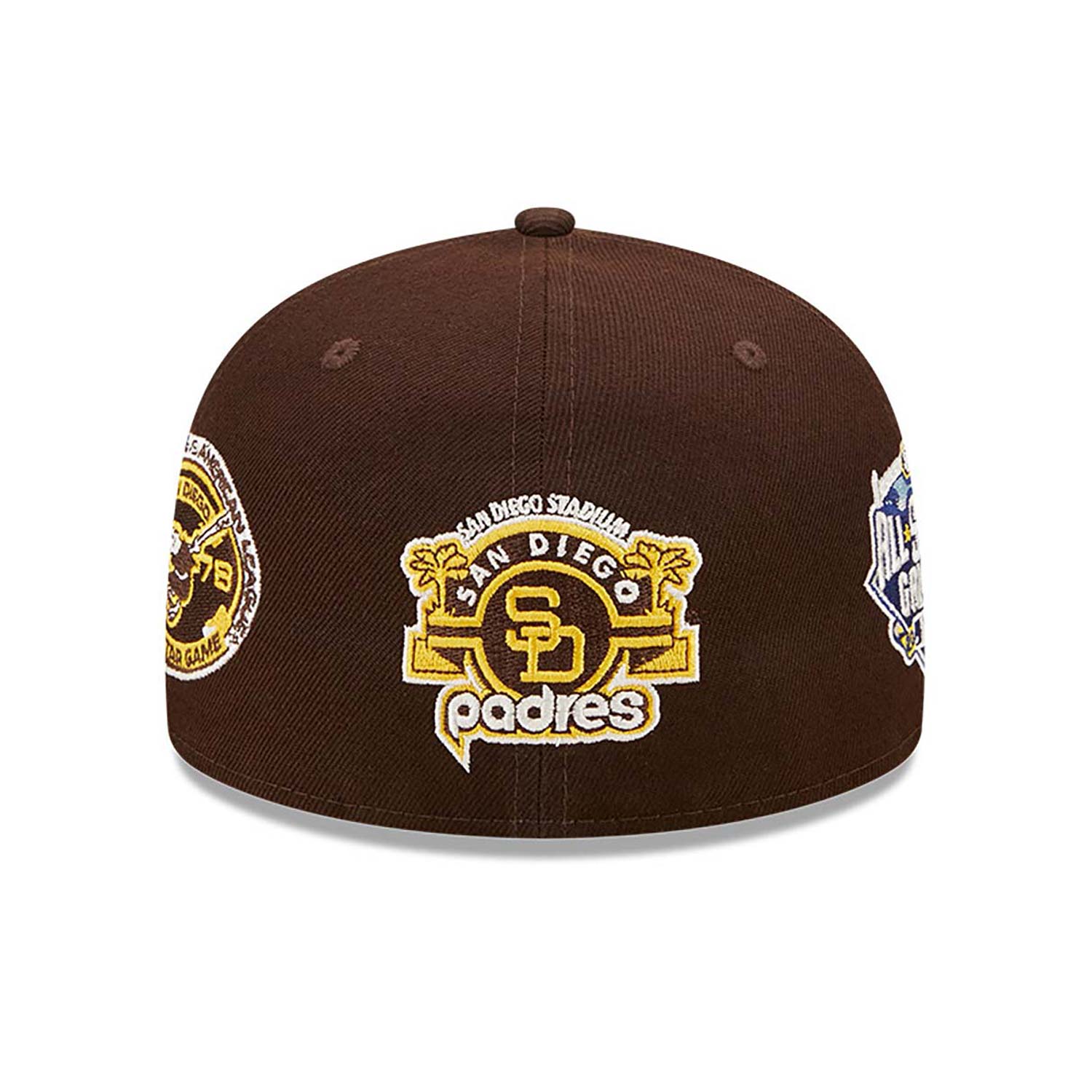 San Diego Padres Cooperstown Multi Patch Brown 59FIFTY Fitted Cap