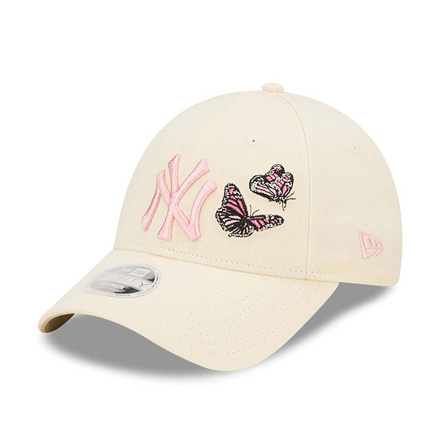 Gorra New Era New York Yankees Butterfly 9FORTY Beige Mujer