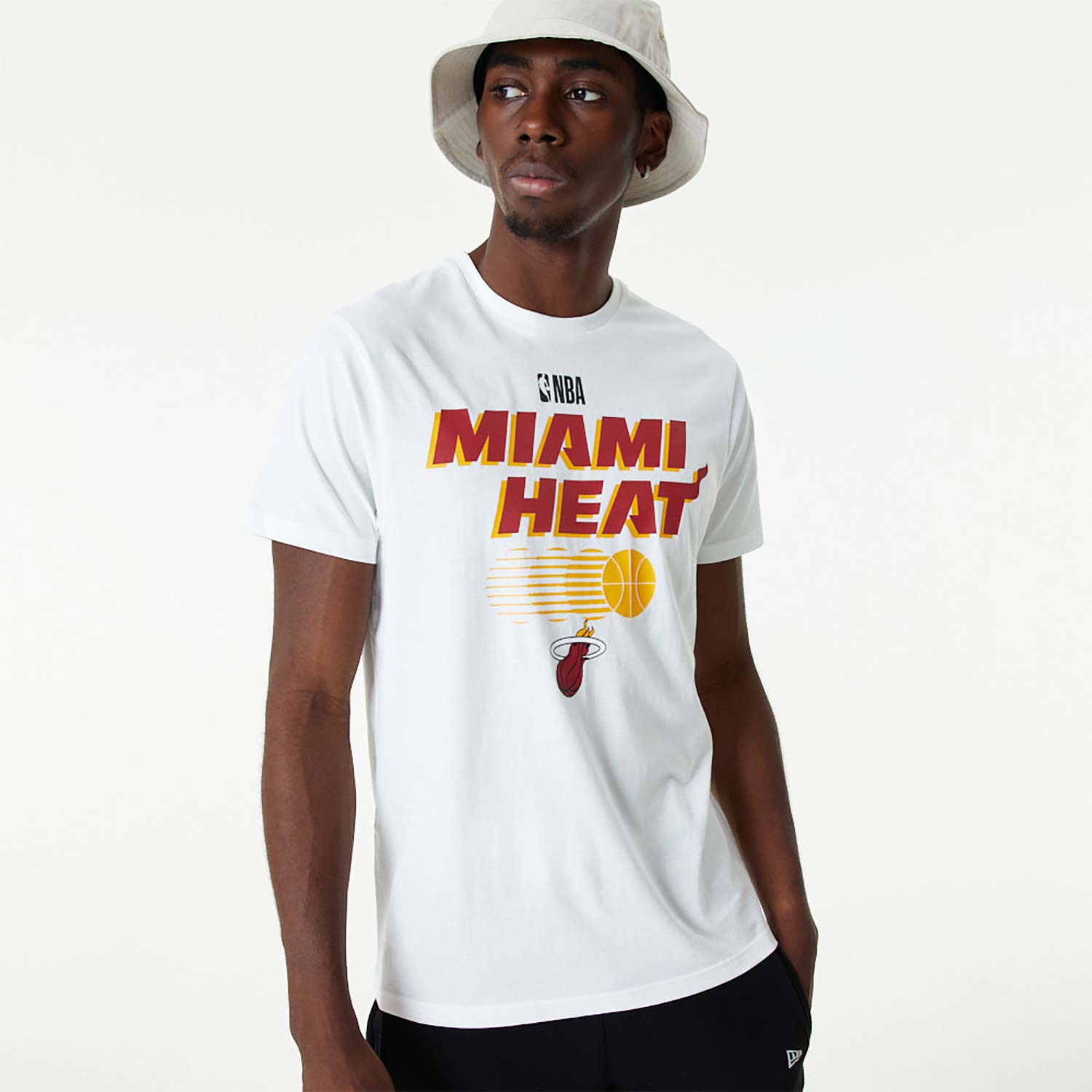 Miami Heat NBA Team Graphic White T-Shirt