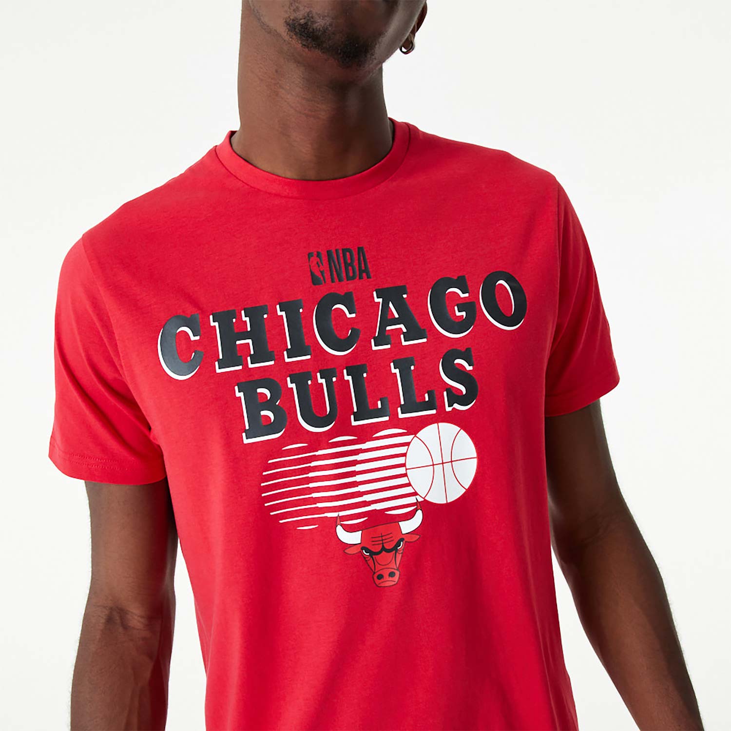Chicago Bulls NBA Team Graphic Red T-Shirt