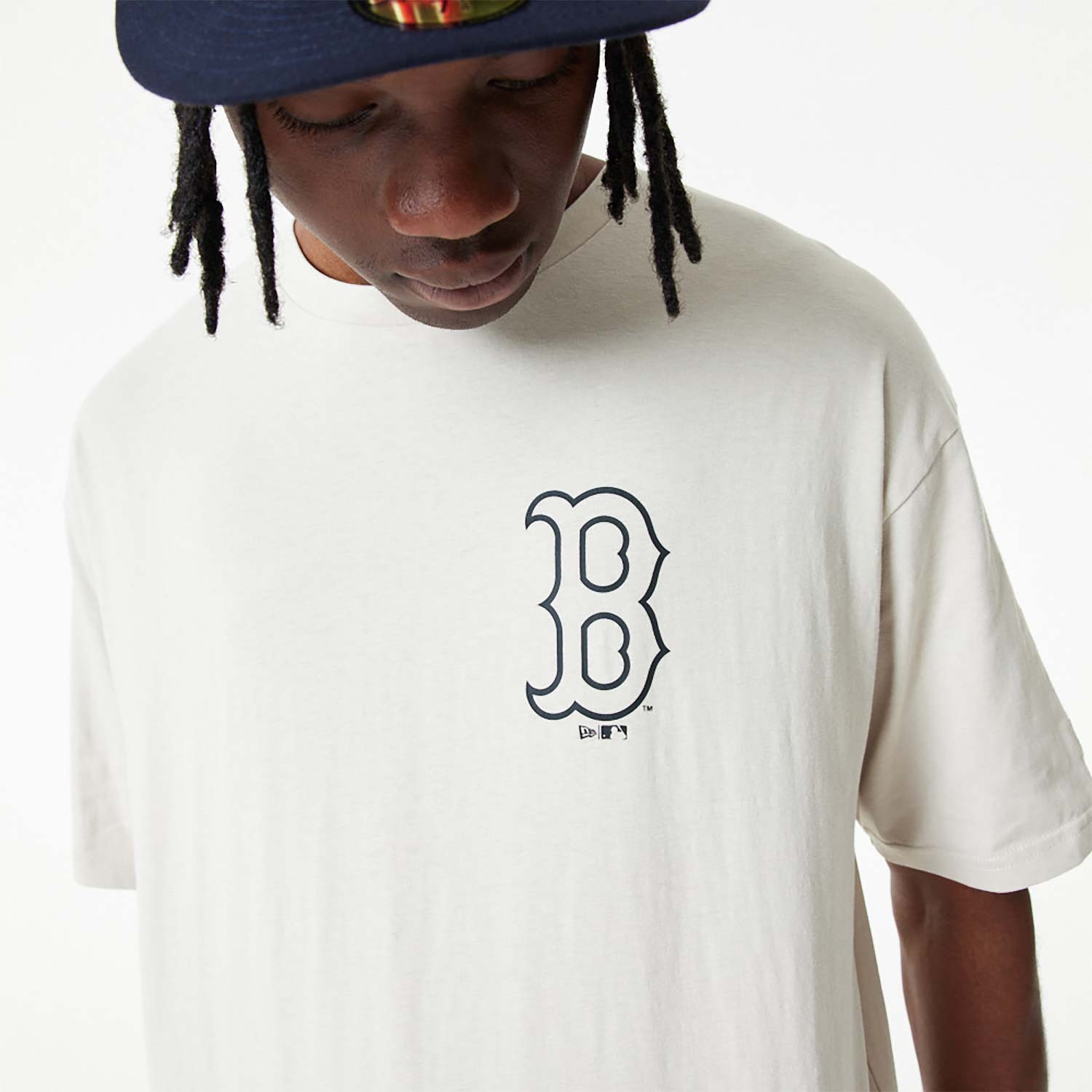 Official New Era MLB Team Graphic Boston Red Sox Oversized T-Shirt