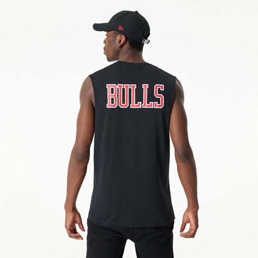 Chicago Bulls NBA Team Logo Black Tank