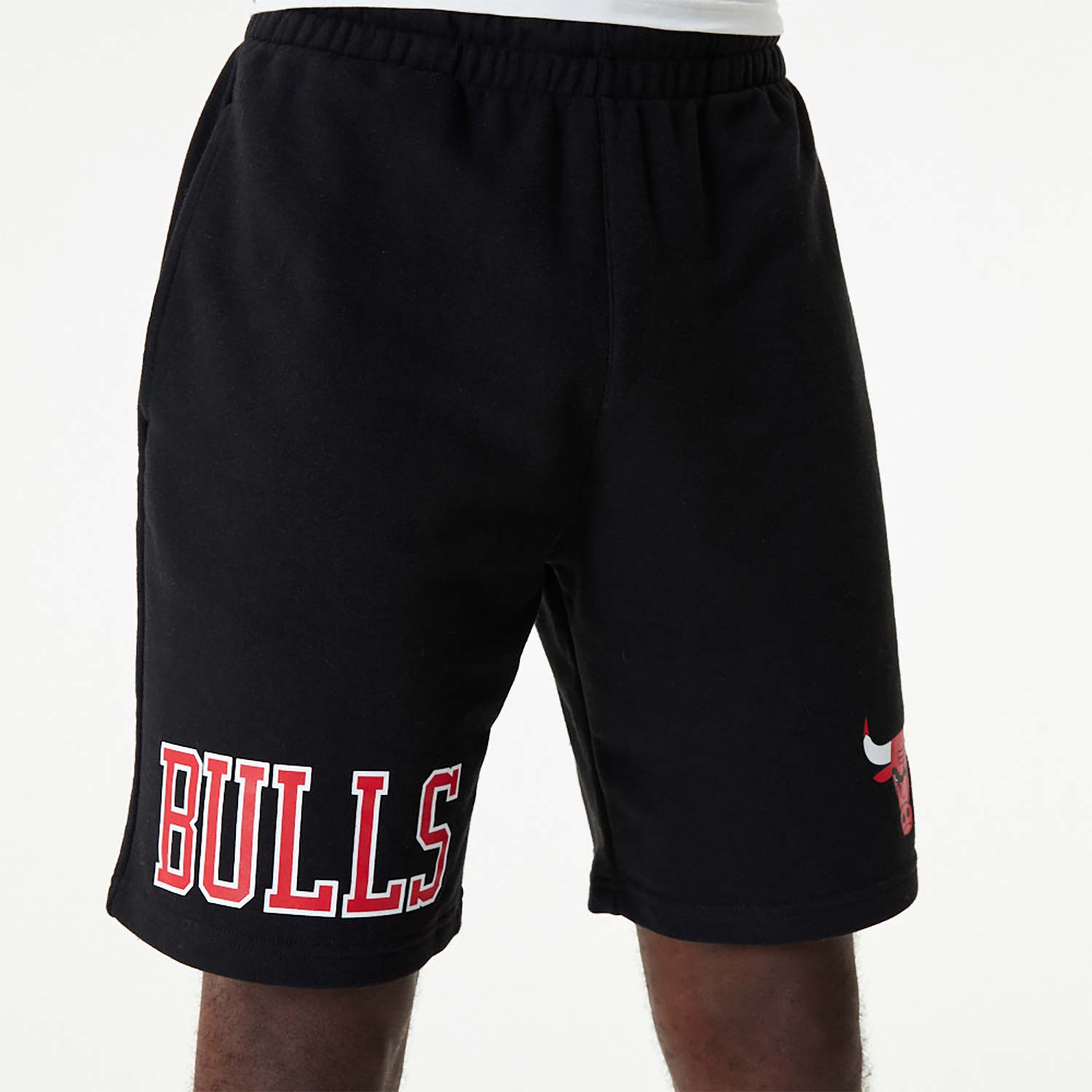New era Nba Chicago Bulls Logo Shorts Grey