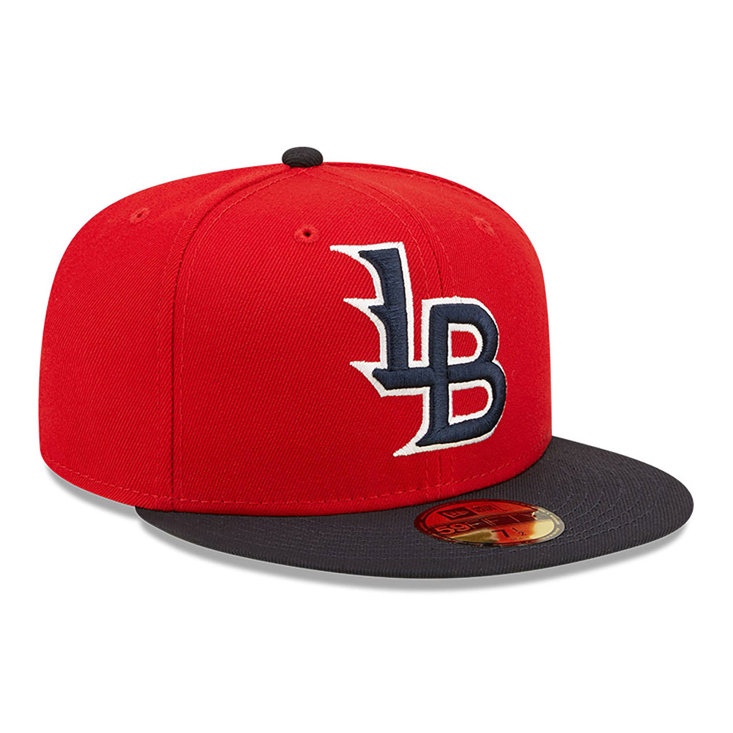 Cappellino 59FIFTY Fitted Louisville Bats MiLB Rosso