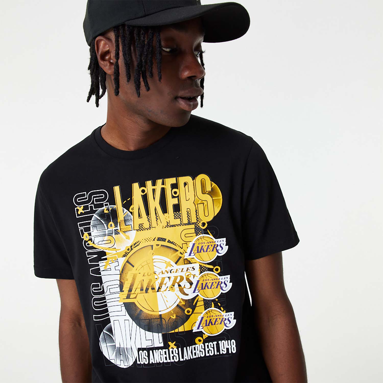 Lakers T-shirt | LA Lakers Top | New Era Cap FI