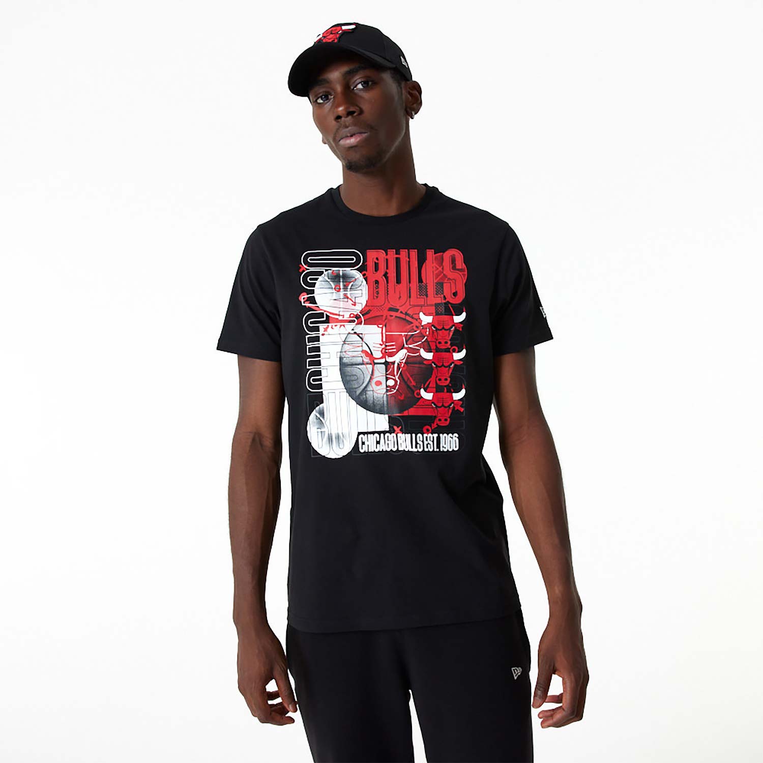Official New Era NBA Basketball Graphic Chicago Bulls T-Shirt C2_362 ...