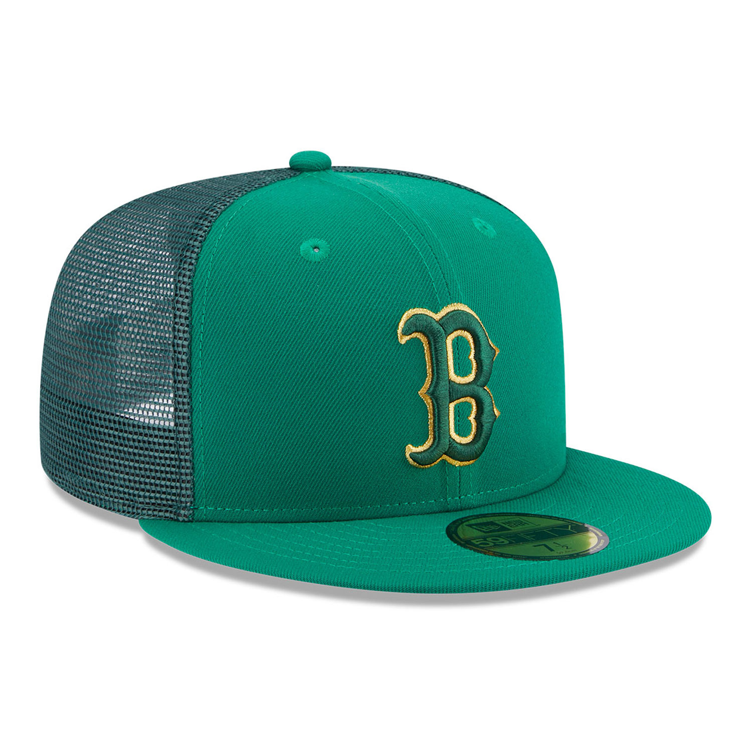 Official New Era MLB St Patricks Day Boston Red Sox 59FIFTY Fitted Cap  C2_372 C2_372