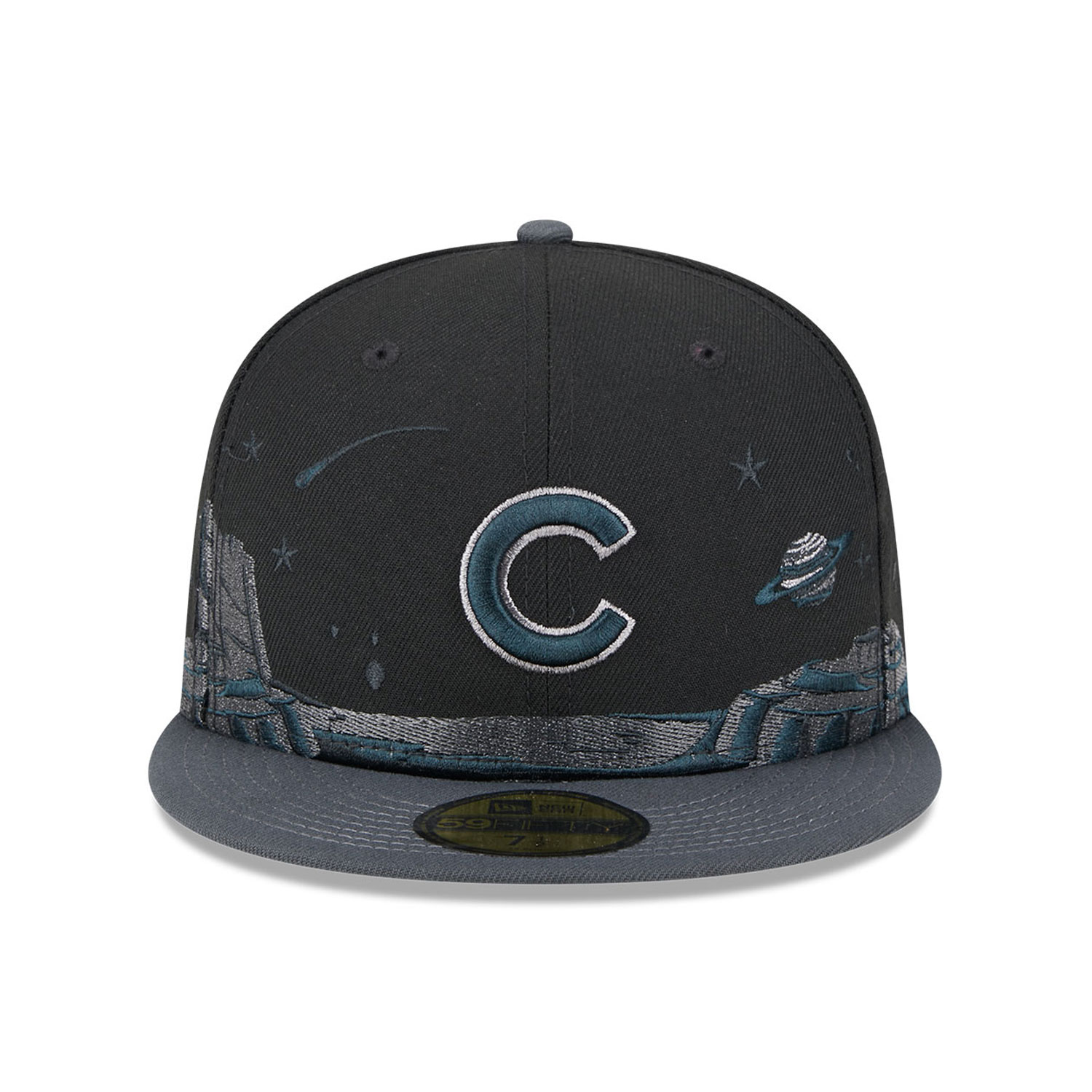 Casquette 59FIFTY Fitted Chicago Cubs Planetary Noir