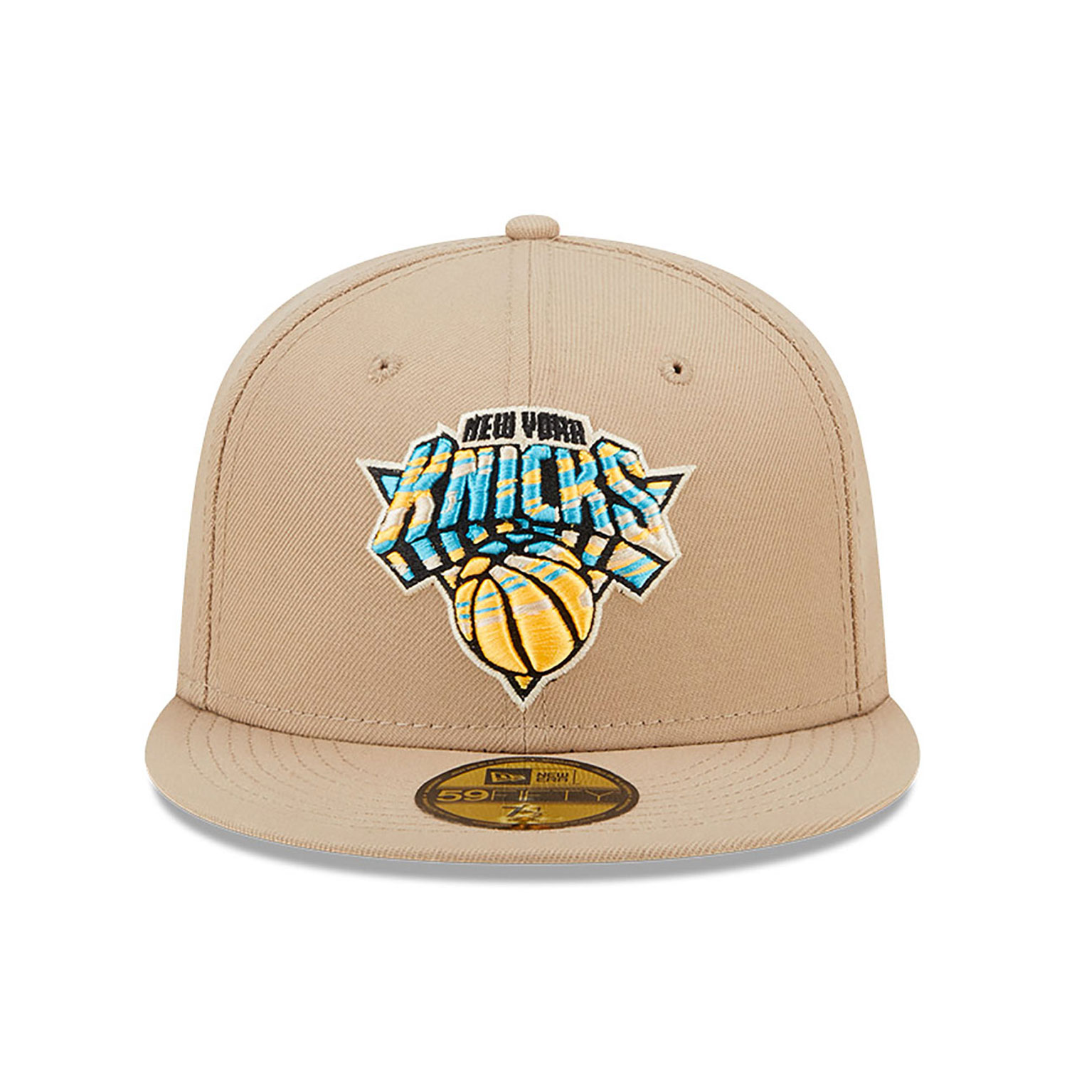 New York Knicks Team Neon Beige 59FIFTY Fitted Cap