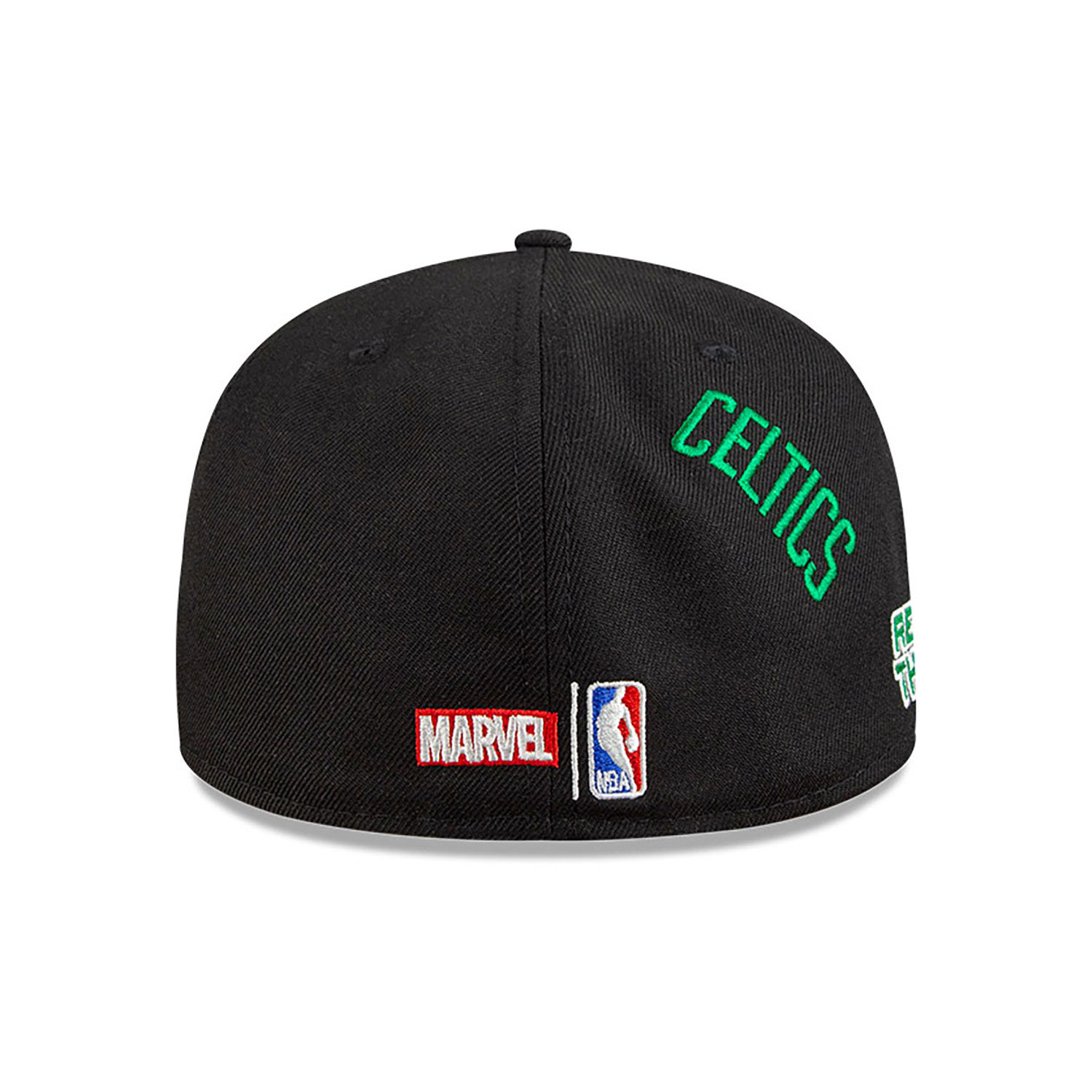 Boston Celtics NBA x Marvel Hulk Black 59FIFTY Fitted Cap