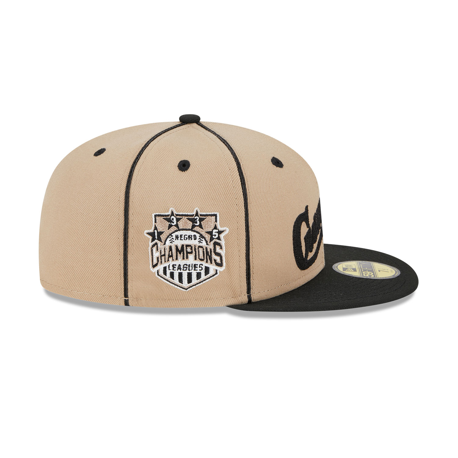 Pittsburgh Crawfords Negro League Beige 59FIFTY Fitted Cap