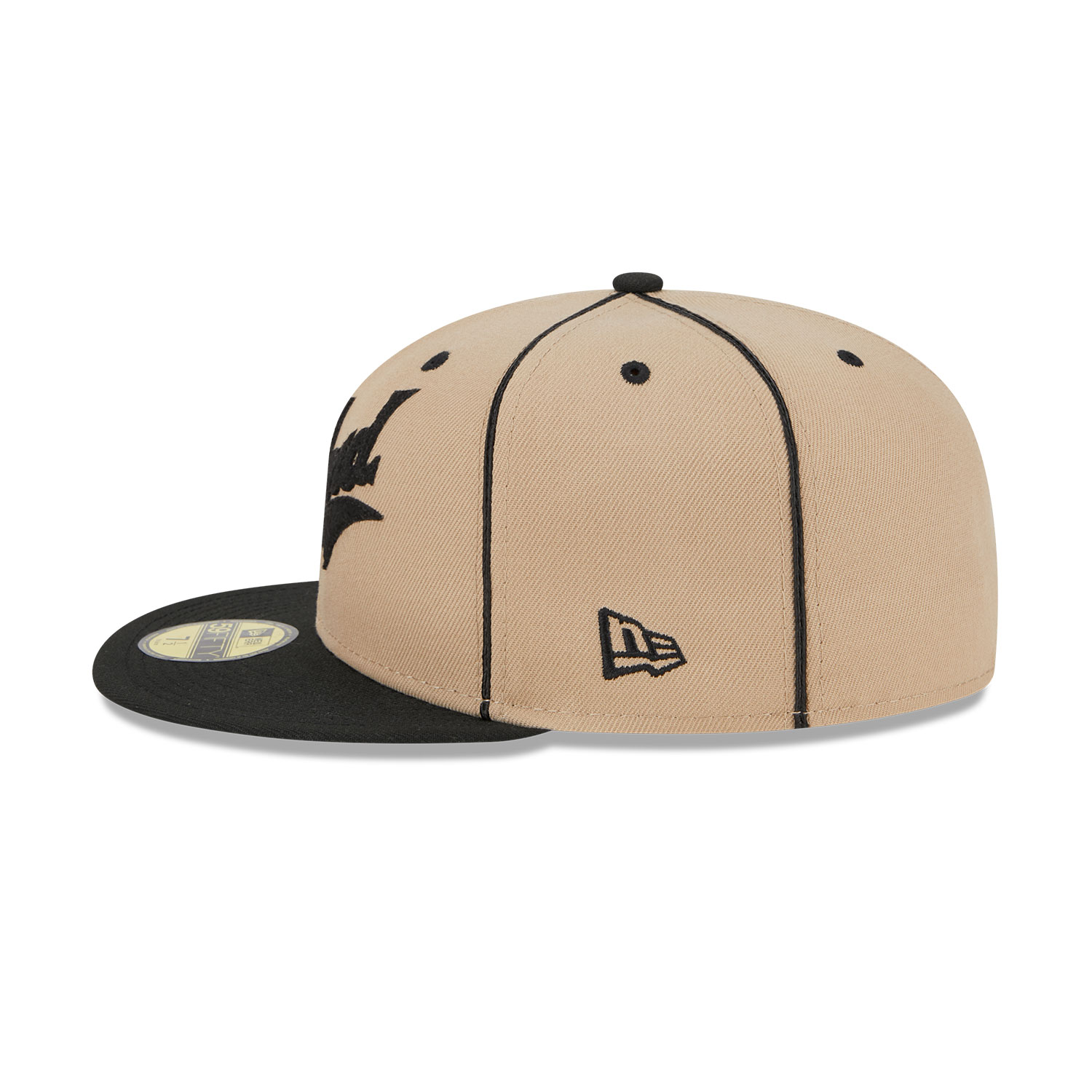 Pittsburgh Crawfords Negro League Beige 59FIFTY Fitted Cap
